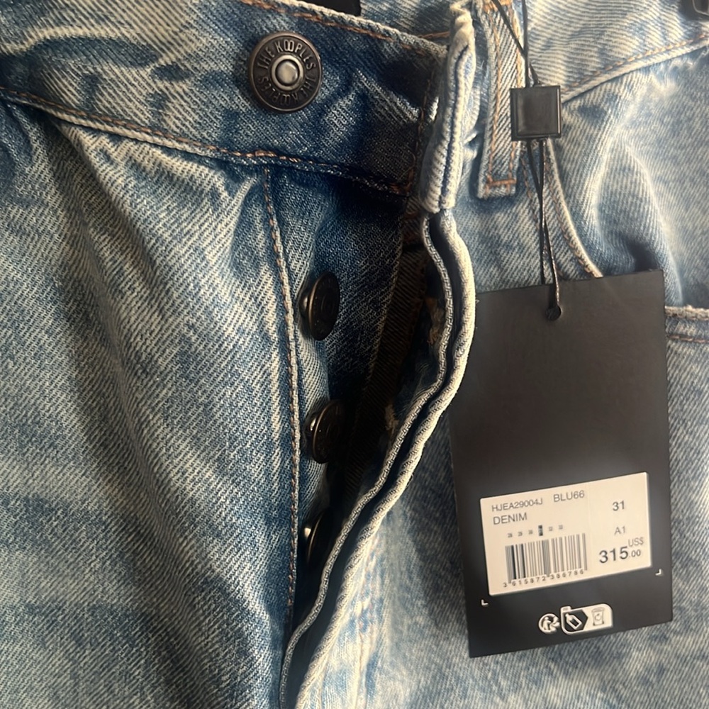 The Kooples Light Blue Men's Jeans - Picture 5 of 6